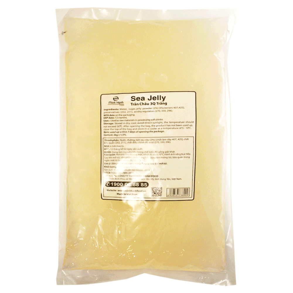 Sea Jelly 3Q White Boba 2kg*6 VN