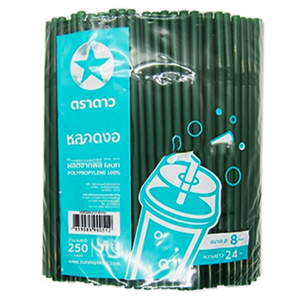 បំពង់បឺត8mmបៃតង-ផ្កាយ