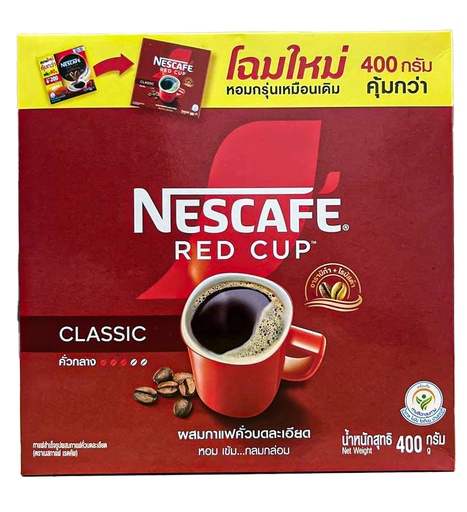 [410115] Nescafe Red Cup 100% 400G *18