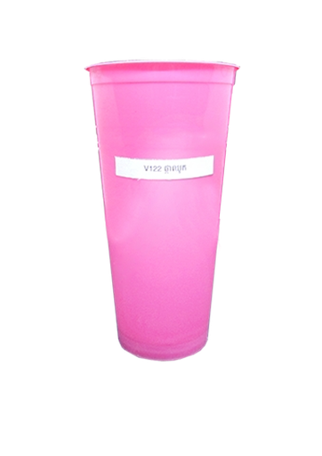 [410346] Plastic Tumbler V122 Pink