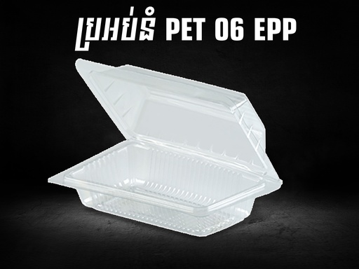 [412108] ប្រអប់នំPET 06 EPP*30