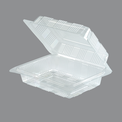 [412109] Bakery Container Rectangle PET B3 *16